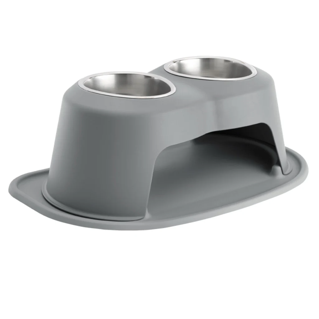 Double Bowl Pet Feeding System - Image 2