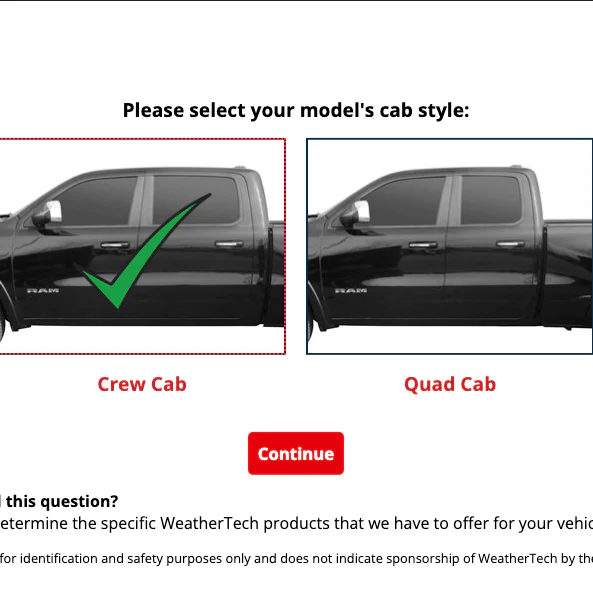 RAM 1500 Crew Cab DT/TRX (2019-2025) 2nd Row Premium Truck Mat without Toolbox - Image 2
